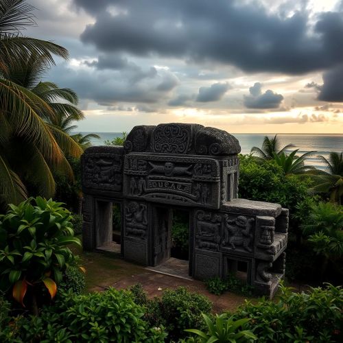 Huastec people and spirituality reflected in ancient stone carving