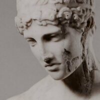 Mythlok - Achlys statue A marble statue of the Greek Spirit Achlys