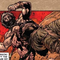 Mythlok - Alcyoneus comics Comic strip featuring the Greek Giant Alcyoneus