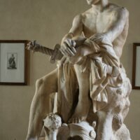 Mythlok - Ares statue Statue of the Greek god Ares