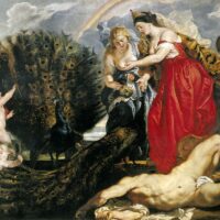 Mythlok - Argus Panoptes painting A classical painting of Argus Panoptes