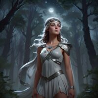 Mythlok - Artemis Image of Artemis, the Greek goddess of the hunt and moon.