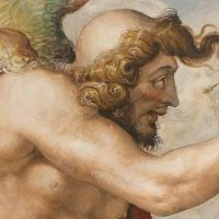 Mythlok - Caerus painting Painting of Greek god Caerus