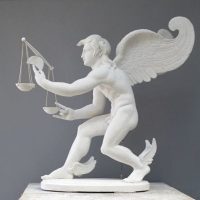 Mythlok - Caerus sculpture Sculpture showing Greek god Caerus