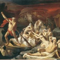 Mythlok - Charon painting A painting of the Greek ferryman Charon