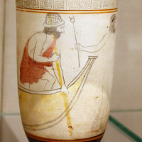 Mythlok - Charon pottery Pottery art of the Greek ferryman Charon