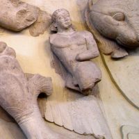 Mythlok - Chrysaor stone Stone carving of the Greek demigod Chrysaor