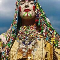 Mythlok - Hana Cosplay Traditional costume during festivals dedicated to the Moon Goddess Hana