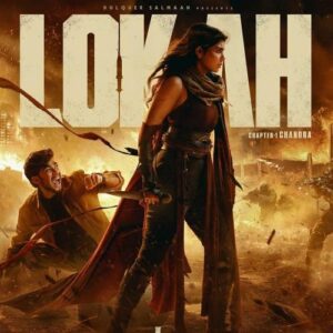 Mythlok - Lokah_ Poster of the 2025 Malayalam movie Lokah Chapter 1 : Chandra