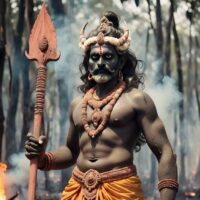 Mythlok - Madan an image of Sudalai Madan, the South Indian guardian deity.