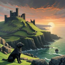 Mythlok - Manx_ An image of the Isle of Man inspired by Manx mythology.