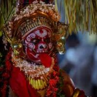 Mythlok - Parakutty Chathan rituals Theyyam dance involving Parakutty Chathan
