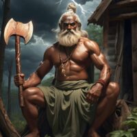 Mythlok - Rishi Jamadgini_ Image of Rishi Jamadgini in the forest