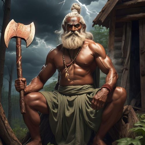 Image of Rishi Jamadgini in the forest