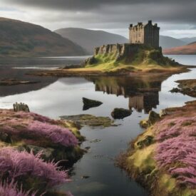 Mythlok - Scottish_ A culturally rich scene of Scotland’s landscapes inspired by Scottish mythology.