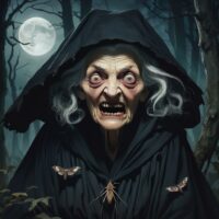 Mythlok - Shtriga An illustration of the Albanian witch Shtriga