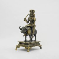 Mythlok - Vishnumaya artefact A figurine of the Indian god Vishnumaya on a buffalo