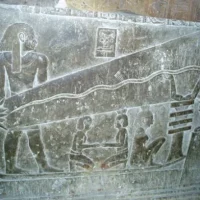 Ancient depiction of the Egyptian god Harsomtus