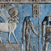 Mythlok - Heqet wall art A wall carving of the Egyptian Goddess Heqet