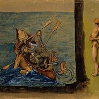 Mythlok - Iku Turso painting A painting representing the FInnish Sea Monster Iku Turso