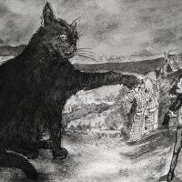 Drawing of the Icelandic Jolakotturin