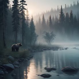 Mythlok - Khanty_ an ethereal coastal landscape inspired by Khanty Mythology