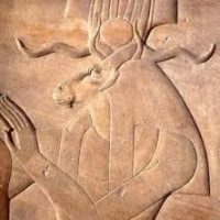 Mythlok - Kherty wall carving Wall carving of the Egyptian God Kherty