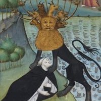 Mythlok - Kludde traditional A classical illustration of the Germanic hybrid Kludde