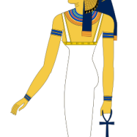 An illustration of the Egyptian Goddess Mut