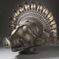 Mythlok - Panjurli mask A mask of the village guardian Pajurli