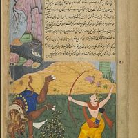 Mythlok - Shatrughna classical A classical painting showing Shatrughna