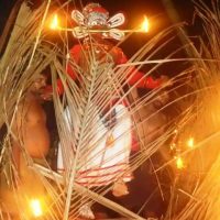 Mythlok - Theekutty Chathan theyyam Theyyam performance symbolizing Theekutty Chathan
