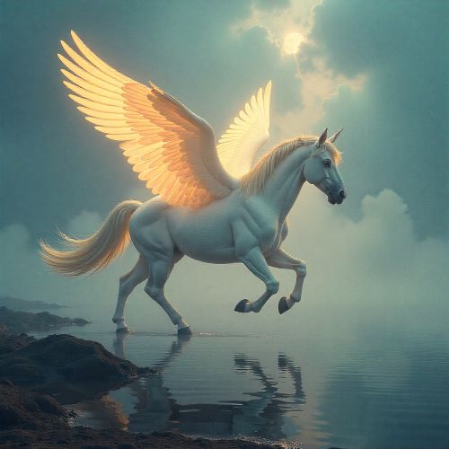 Image representing mythical horses from world mythology