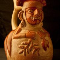 Mythlok - Ai Apeac pottery Ancient pottery of the Moche creator god Ai Apaec