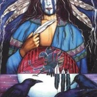 Mythlok - Awonawilona painting Painting of the Zuni creator god Awonawilona