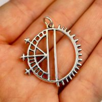 Mythlok - Beaivi pendant Pendant of the Sami sun goddess Beaivi