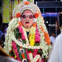 Mythlok - Chavundi shaman A bhuta kola performer dressed as Chavundi