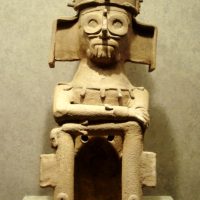 Mythlok - Dzahui statue A statue of the Mixtec Rain god Dzahui