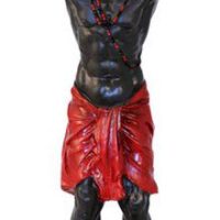 A figurine of the Santeria trickster god Eleggua