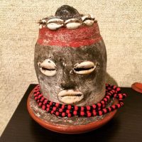 An idol of the Santeria trickster god Eleggua