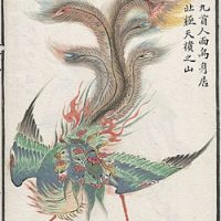 Mythlok - Fenghuang painting Traditional painting of the Chinese phoenix, Fenghuang