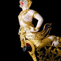 A statue of the Thai divine monkey Hanuman