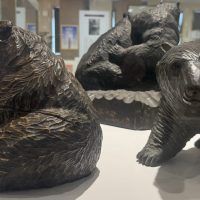 Mythlok - Kim-un-Kamuy carving Carved figurines of the Ainu Bear god Kim-un-Kamuy