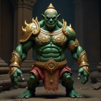 Mythlok - Krong Reap Krong Reap, the demon king from the Reamker