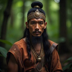 Laksamana from Hikayat Seri Rama, depicted as a young Malay warrior with refined features