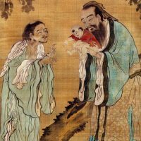 Mythlok - Laozi classical Traditional painting of the Chinese philosopher Laozi