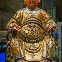 A figurine of the Chinese goddess Mazu