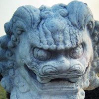 Mythlok - Nian statue Stone sculpture of the Chinese Hybrid Nian