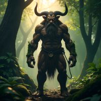 Mythlok - Papa Bois Papa Bois, a towering humanoid forest spirit inspired by Caribbean Creole mythology