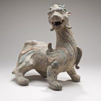 Mythlok - Pixiu stone Statue of the Chinese hybrid Pixiu